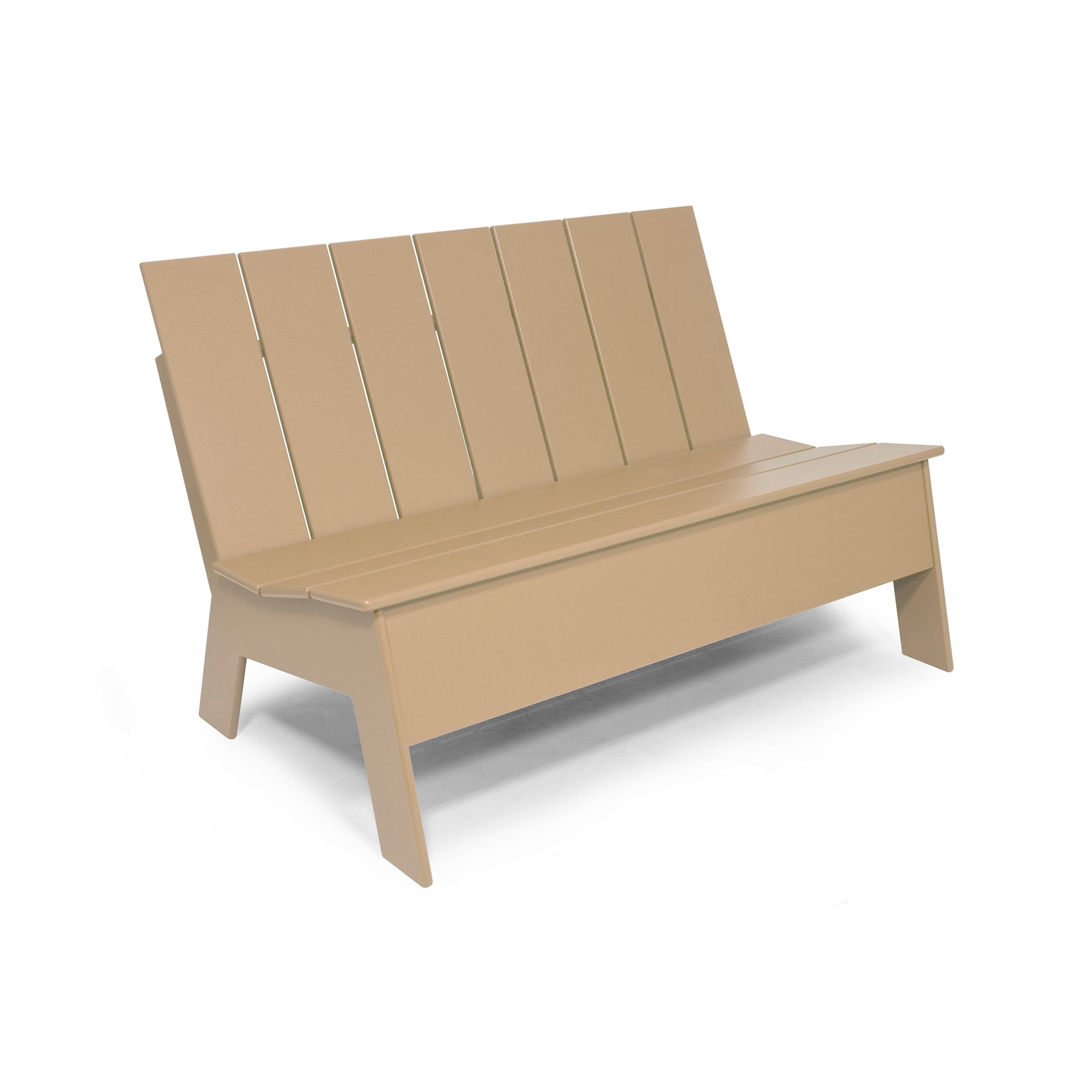 Loll Picket Low Back Double Outdoor Chair/Bench