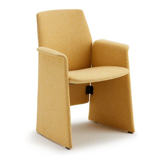 Poltrona Frau Downtown Side Chair with Panel Base