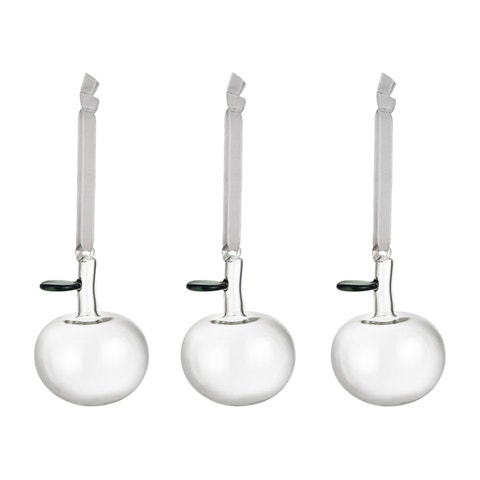CLEARANCE Iittala Glass Apple (Set of 3) > Clear