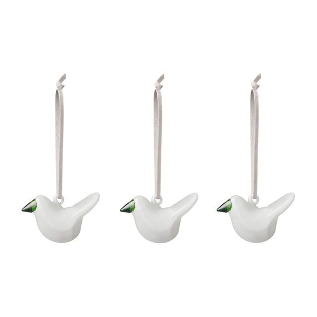 Iittala Holiday Mini Glass Birds (Set of 3)