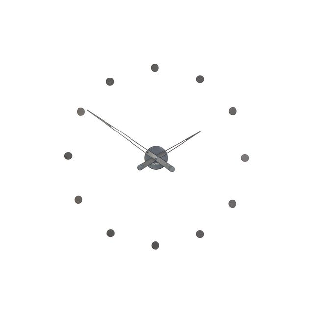 Nomon Rodon Wall Clock in Graphite Steel
