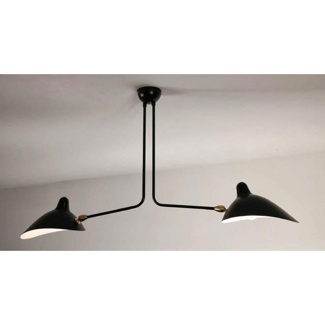 Serge Mouille Ceiling Lamp - 2 Still Arms