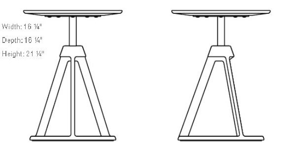 Knoll Piton Stool お値下げ不可 Knoll Barber Osgerby Piton Fixed Height Stool