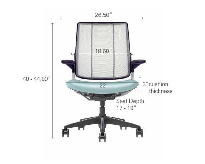 Humanscale diffrient smart chair quick ship hotsell