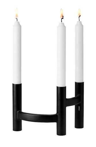 Stelton Nordic Ora Three-Branch Candleholder