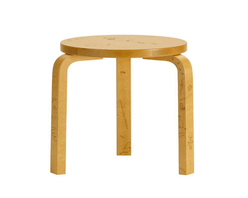 スツール Klokken Stool Artek Moomin Stool 60 Celebration > Limited Edition