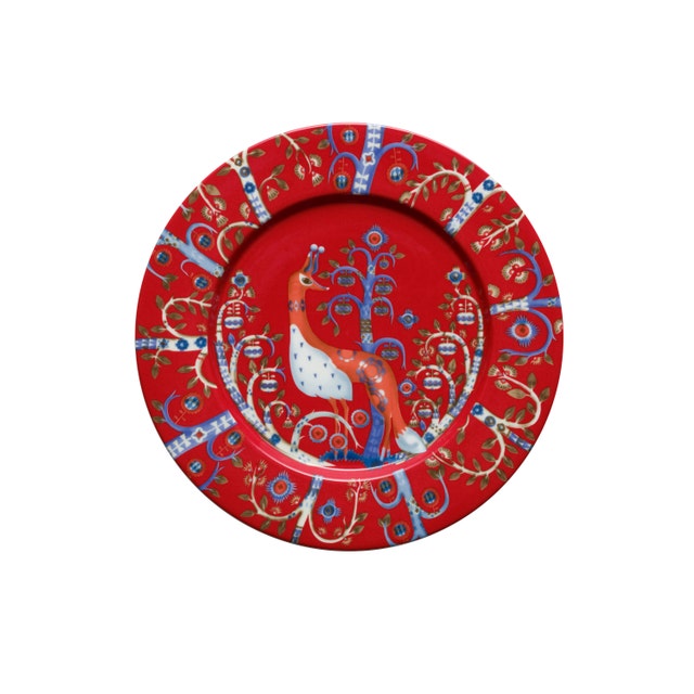 Iittala Taika Salad Plate Holiday Red