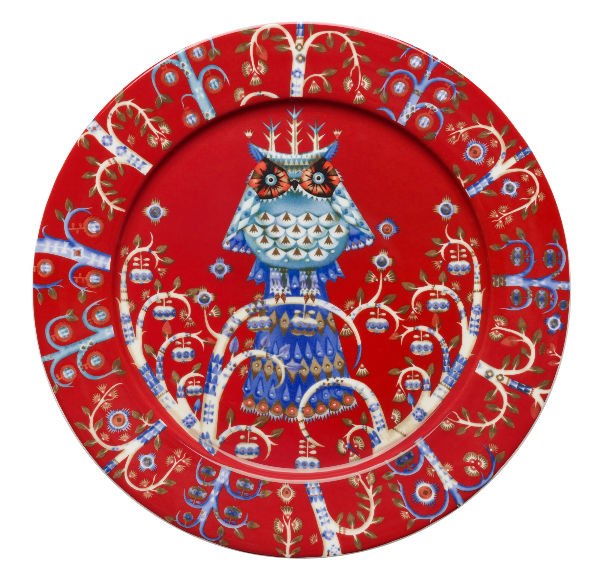 Iittala Taika Dinner Plate Holiday Red
