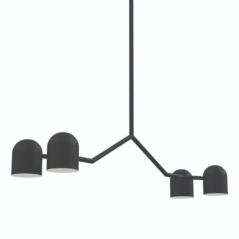 Gus* Modern Tandem 4-Head Pendant Light