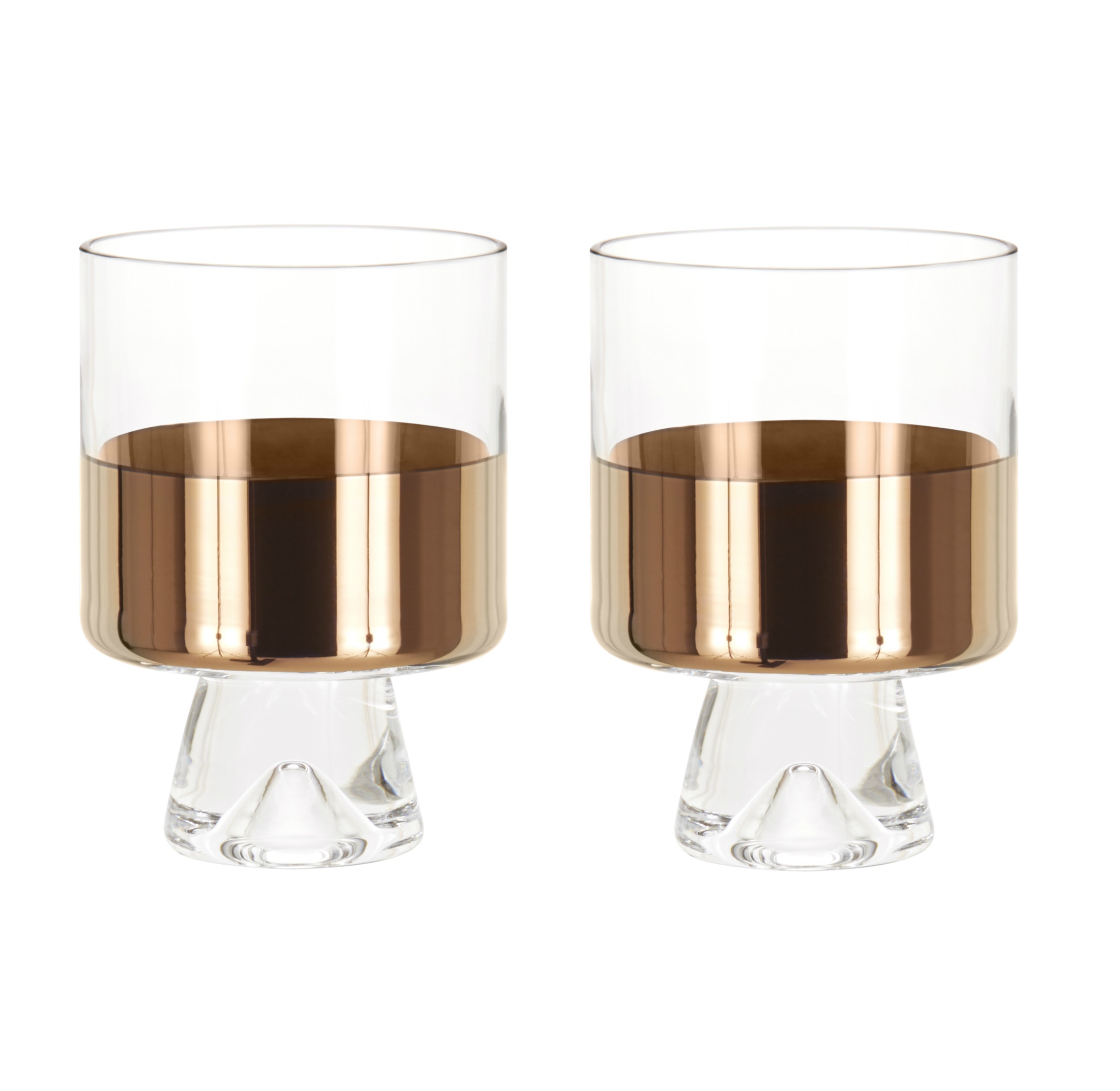 Tom Dixon Tank Low Ball Glasses (Set of 2)