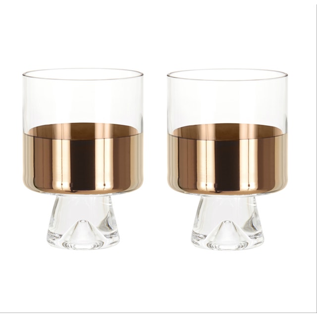 Tom Dixon Tank Low Ball Glasses (Set of 2)