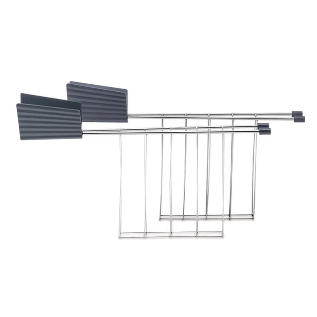 CLEARANCE Alessi MDL08 Plisse Toaster Rack (Set of 2) - Grey