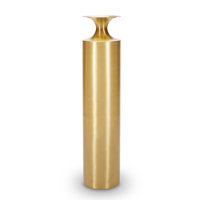 Tom Dixon Beat Vessel Tall Brass