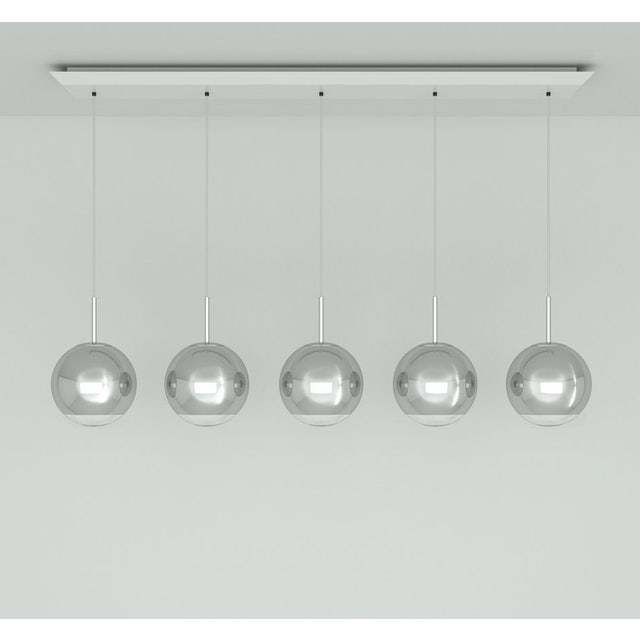 Tom Dixon Mirror Ball 25 cm Linear Pendant System