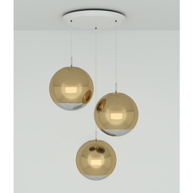 Tom Dixon Mirror Ball 40 cm Round Pendant System