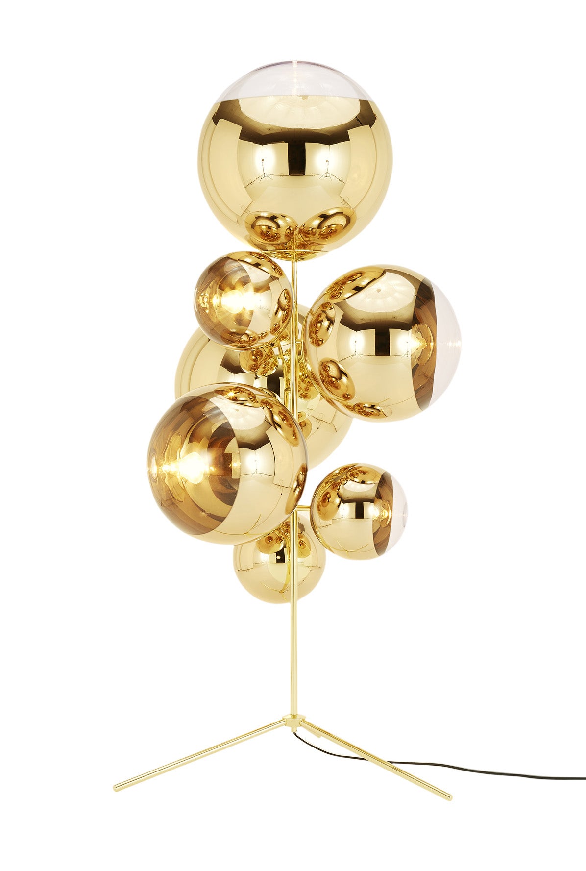 Tom Dixon Mirror Ball Floor Chandelier