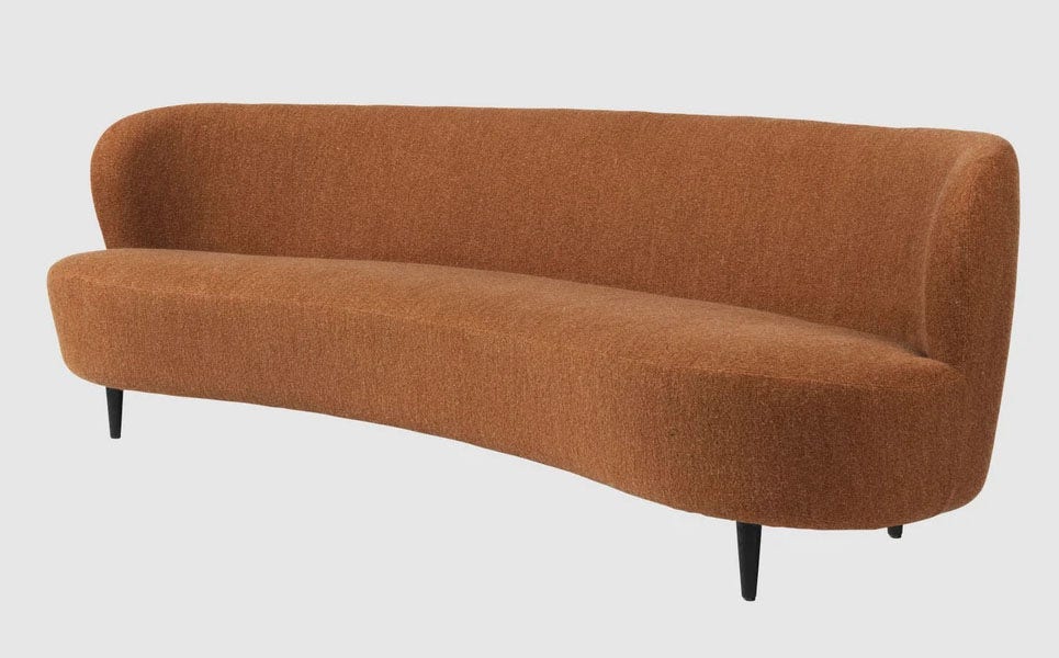 GUBI Stay Wood Base Oval Sofa