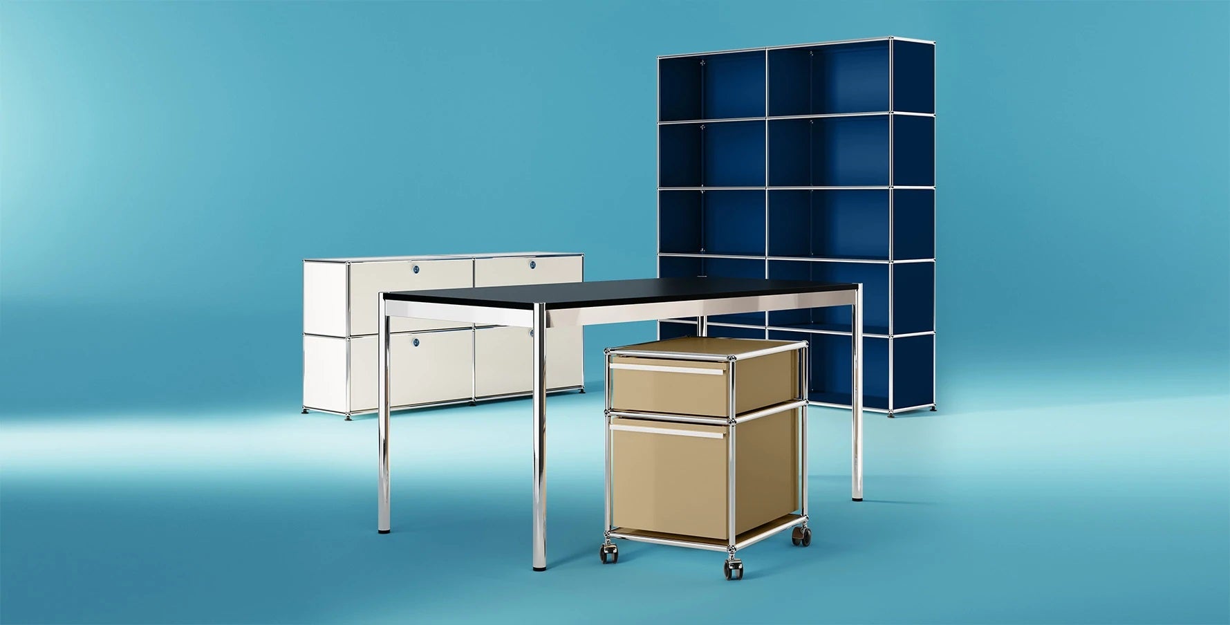 USM Haller 500×500パネル ベージュ 2枚① USM Haller 500×500パネル ベージュ 2枚①