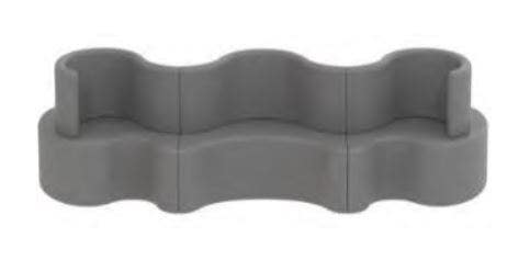 Verpan Cloverleaf Sofa - 2 Units & 1 Extended Unit