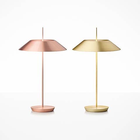 Vibia Mayfair 5507/5508 Bolt-Down Table Lamp with Metal Shade