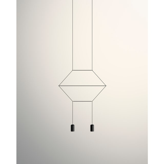 Vibia Wireflow Lineal 0320 2-Light Pendant Lamp