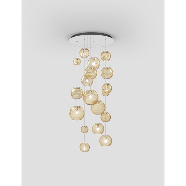 Vistosi Oto Rain Circle Suspension Lamp