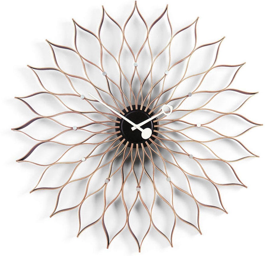 CLEARANCE Vitra George Nelson Clock - Sunflower, Birch