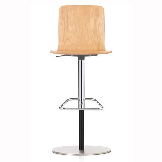 Vitra HAL Height-Adjustable Ply Barstool