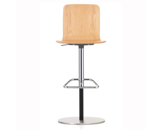 Vitra HAL Height-Adjustable Ply Barstool - Main Image