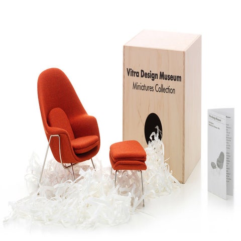 Vitra Miniatures Womb Chair & Ottoman