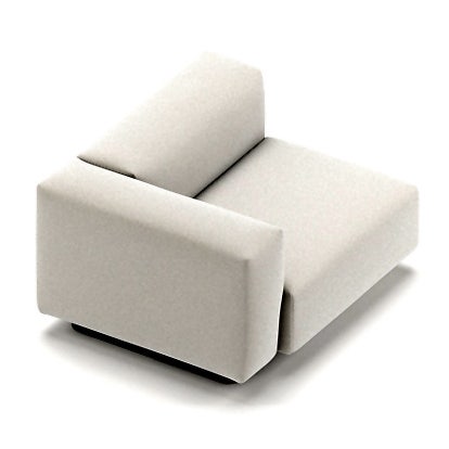 Vitra Soft Modular Sofa - Side Element, Left