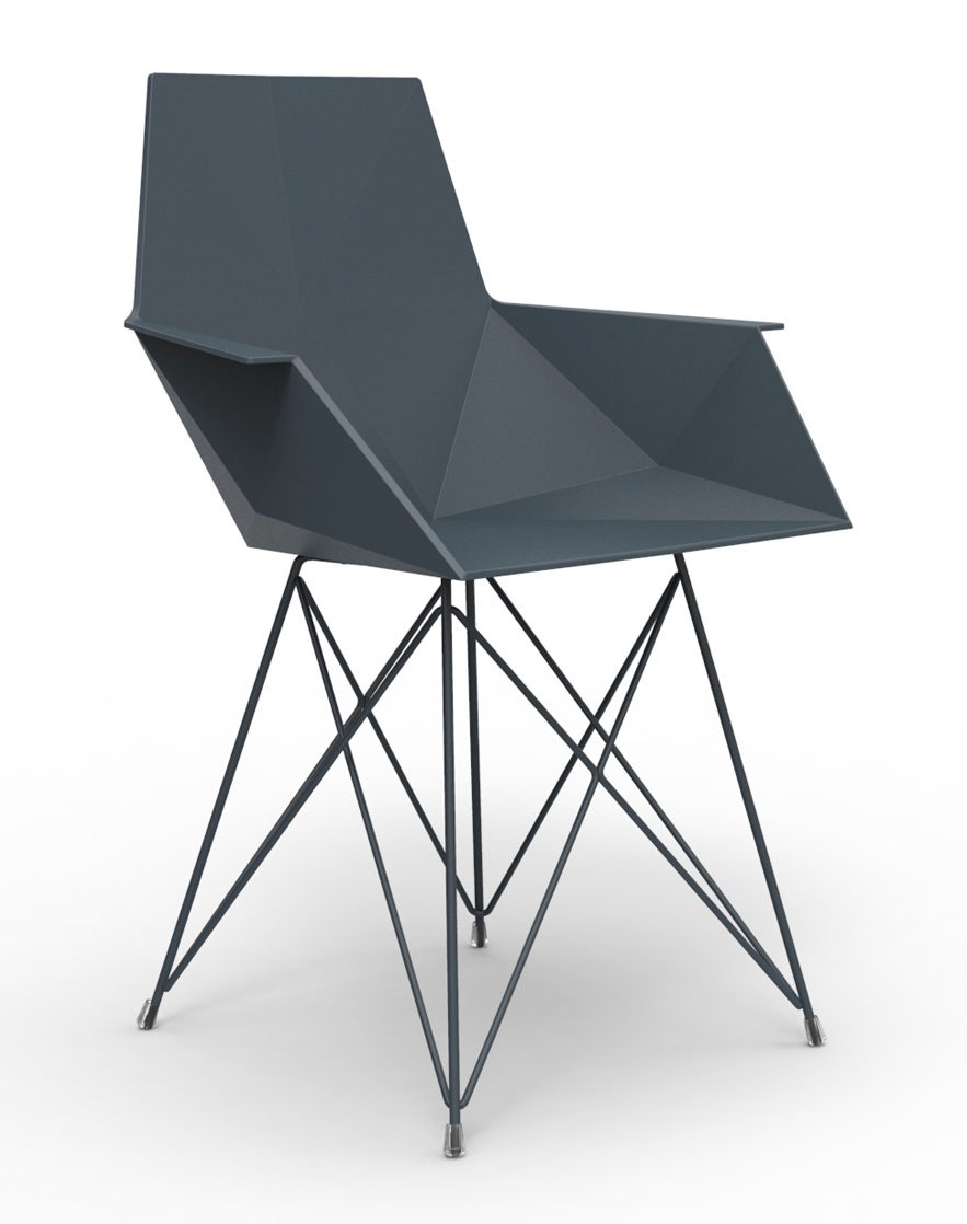 Vondom Faz Armchair with Stainless Steel Legs (Priced Each, Sold in Sets of 4)
