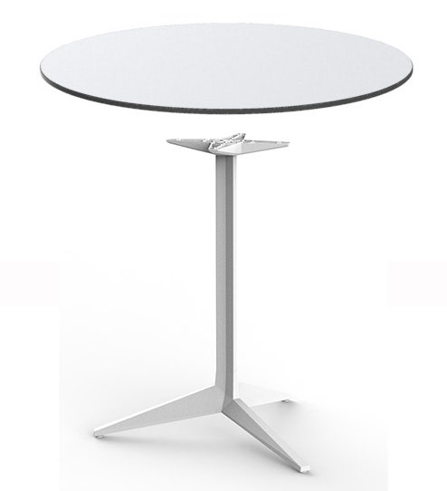 Vondom Faz Round Dining Table - 3 Legs Base