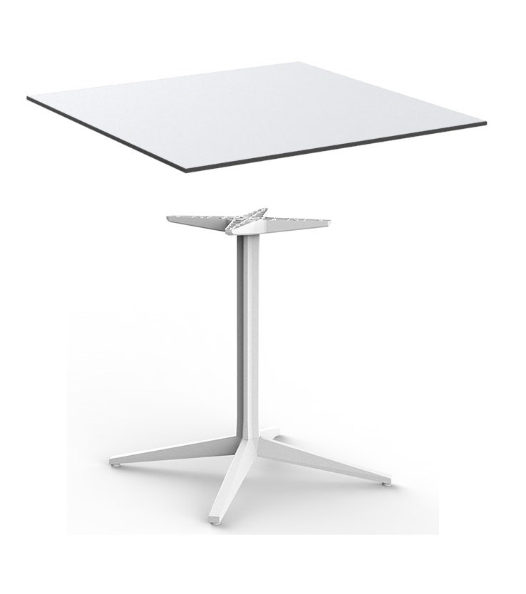 Vondom Faz Square Dining Table - 4 Legs Base