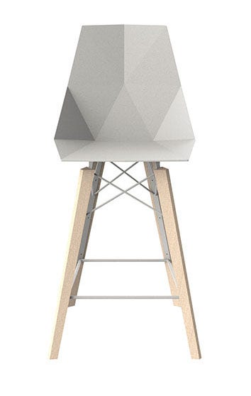Vondom Faz Bar Stool - Wood Leg (Priced Each, Sold in Sets of 4)