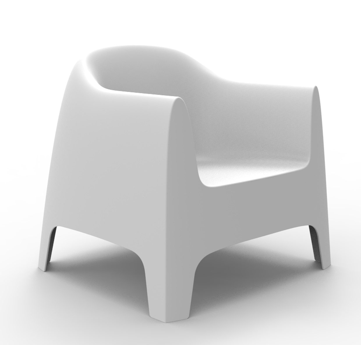 Vondom Solid Lounge Chair (Priced Each, Sold in Sets of 4)