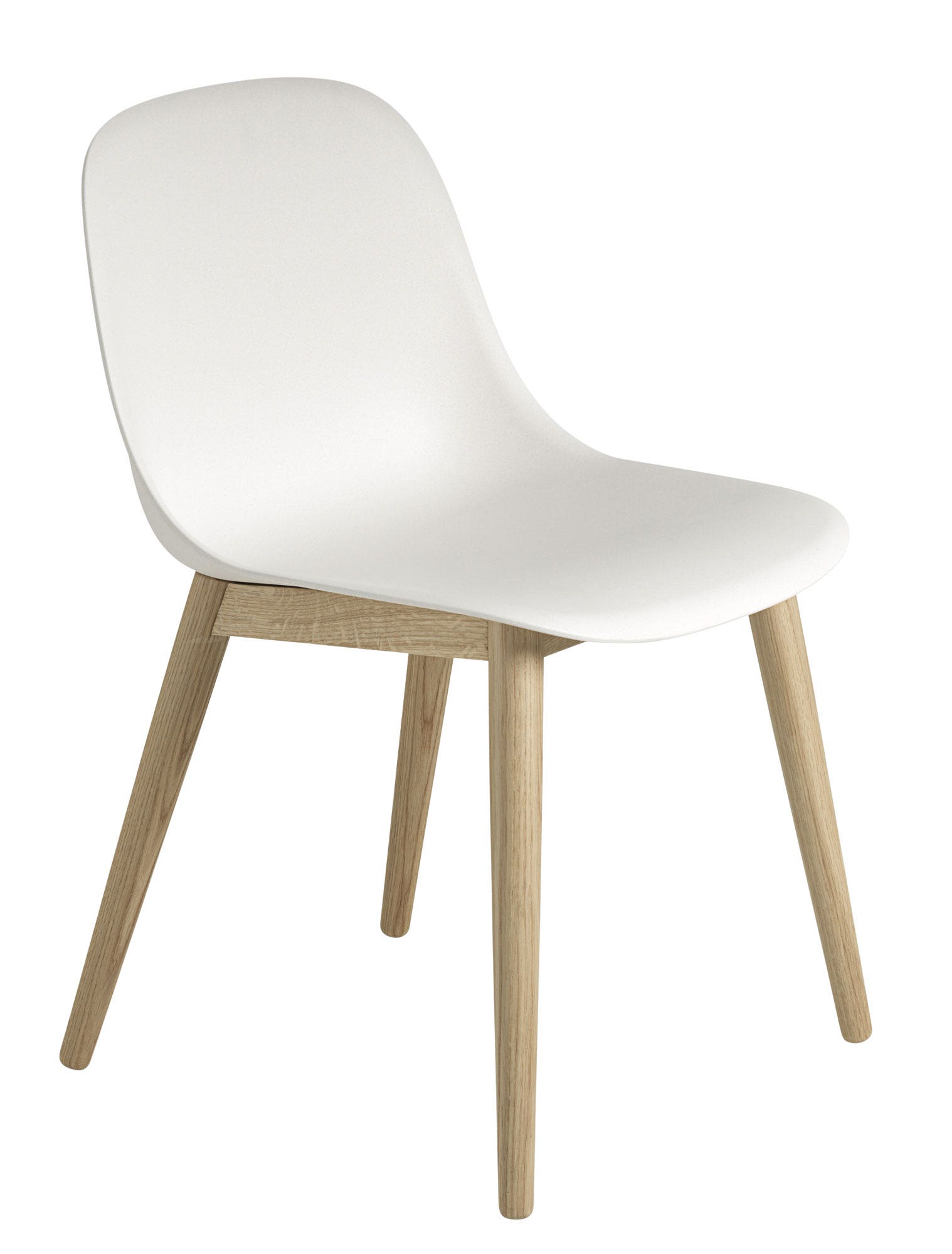 Muuto Fiber Wood Base Side Chair 