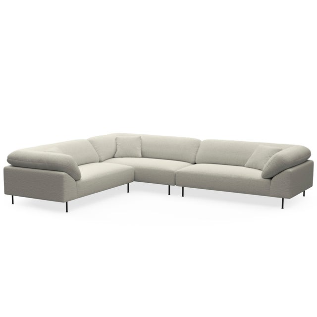 Woud Collar Sectional 7 Sofa