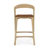 Oak with Cognac Leather Seat