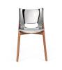 18/10 Stainless Steel Mirror Polished / Brown Dye Beech Wood