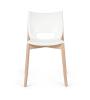 Steel Coloured with Epoxy Resin White / Natural Dye Beech Wood
