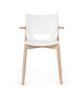 Steel Coloured with Epoxy Resin White / Natural Dye Beech Wood