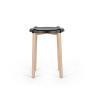 Steel Coloured with Epoxy Resin Black / Natural Dye Beech Wood