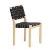 Natural Lacquered, Black / Black Webbing