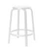 Seat & Legs White Lacquered