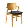 Honey Stained Birch / Black Leather Prestige