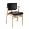 Natural Lacquered Birch / Black Leather Prestige