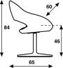 Disc, swiveling with return mechanism