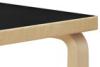 Black Linoleum / Natural Lacquered