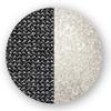 Metallic Silver + Semi Gloss Black Linen